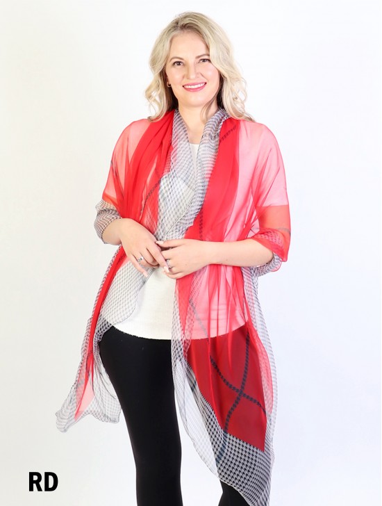 100% Silk Feeling Scarf